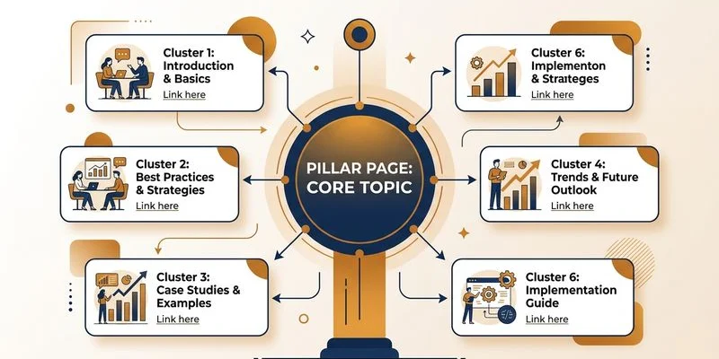 支柱頁面與叢集內容連結結構設計