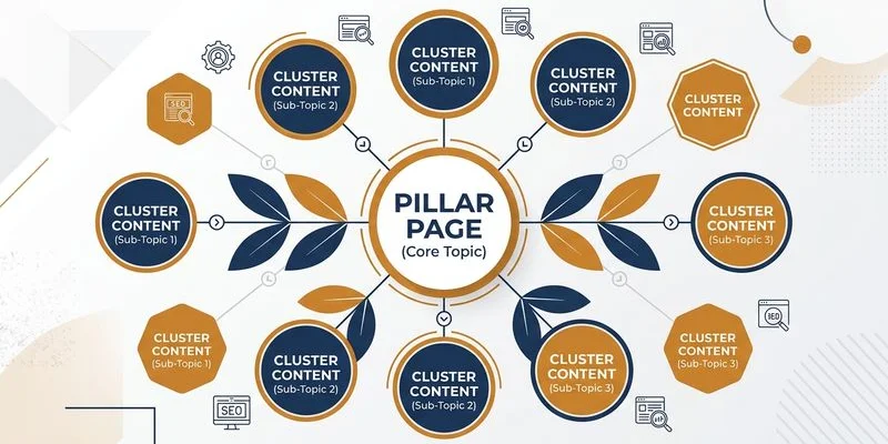 主題叢集模型結構示意圖