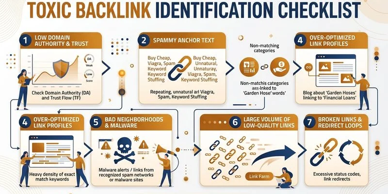 有害反向連結特徵識別清單