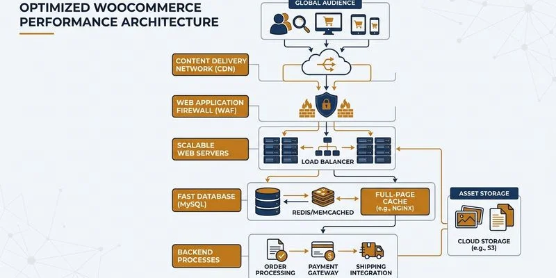 WooCommerce 效能優化架構圖