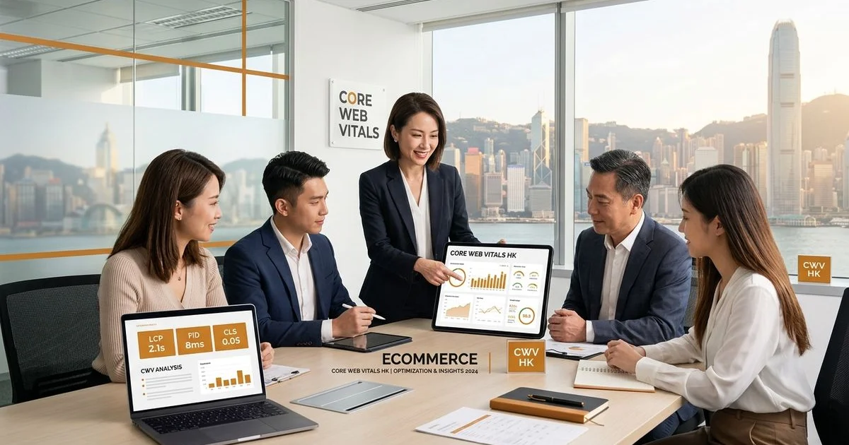 香港電商網站 Core Web Vitals 優化攻略示意圖