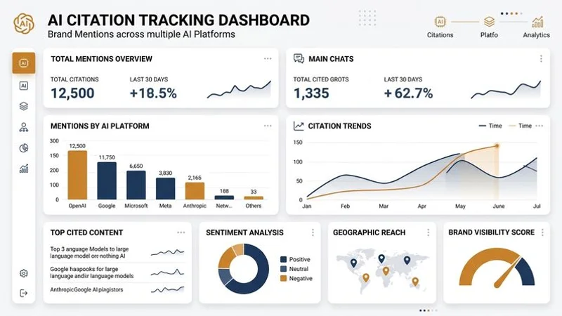 AI 引用追蹤與監控儀表板
