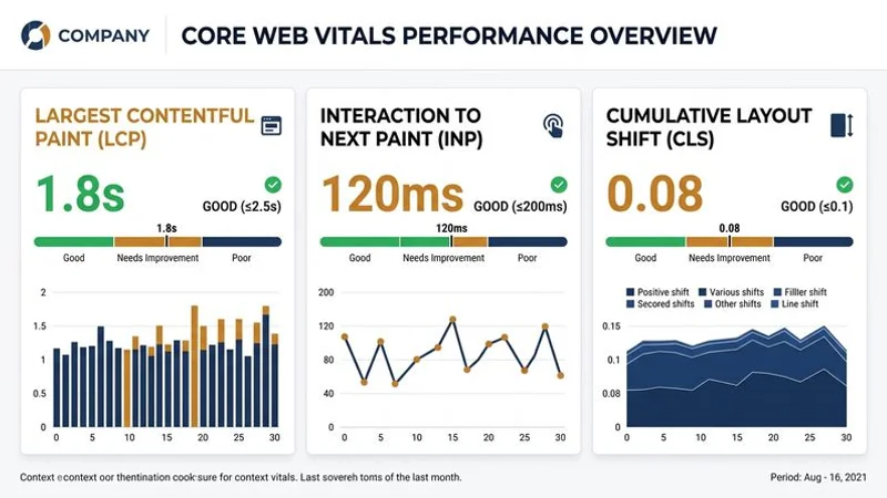 Core Web Vitals 效能報告