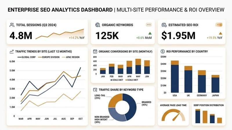 企業級 SEO 數據儀表板