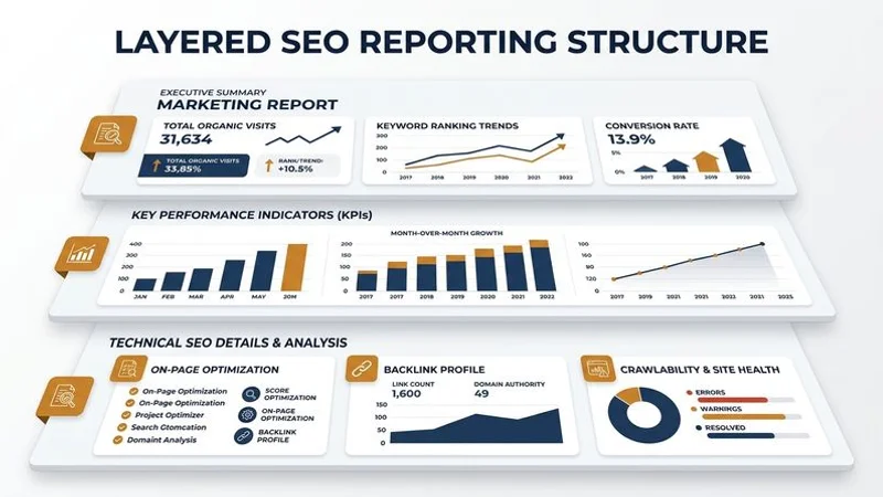 分層 SEO 報告架構