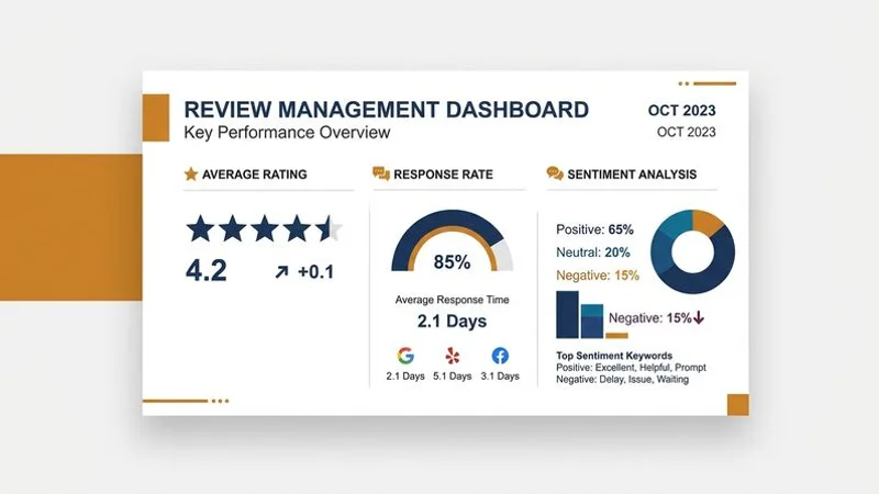 評論管理儀表板